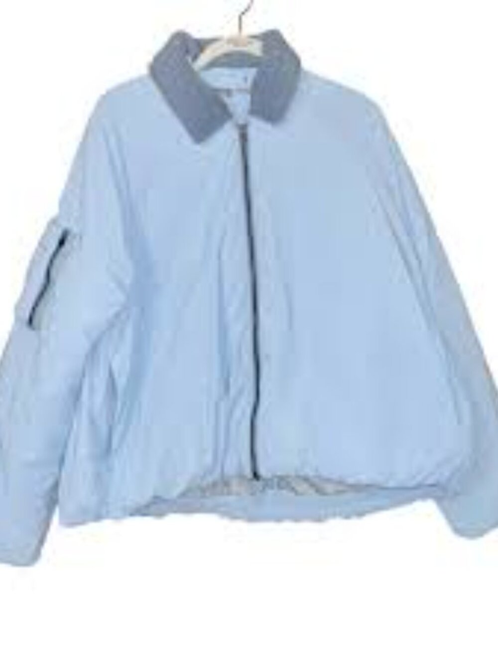 Free People Movement Women's Light Blue Puffer Jacket Size Small
